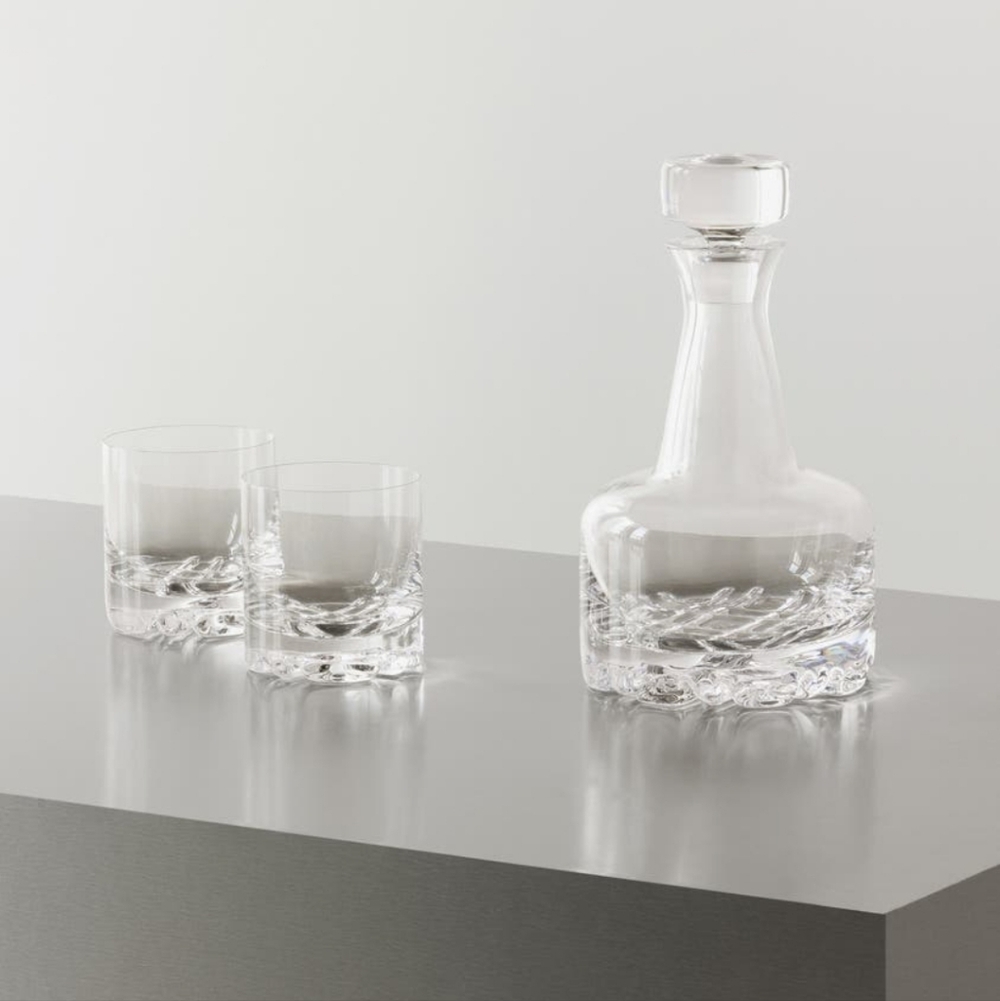 Orrefors Erik 3-Piece Decanter Set